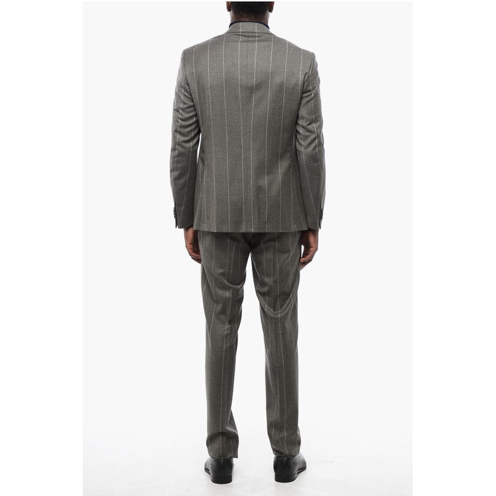 CC COLLECTION Pinstriped RIGHT Wool Blend Suit