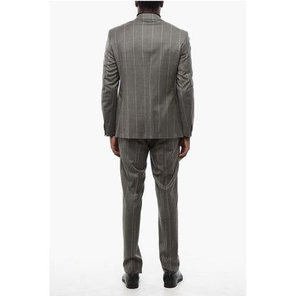 CC COLLECTION Pinstriped RIGHT Wool Blend Suit