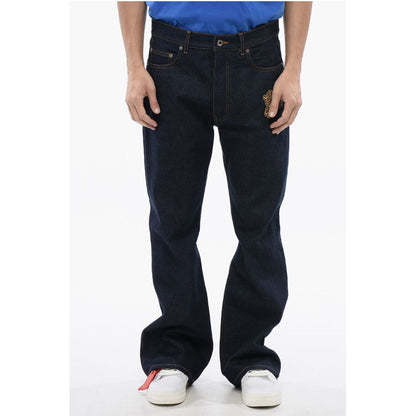 Embroidered Flare-Fit 90SLOGO Jeans
