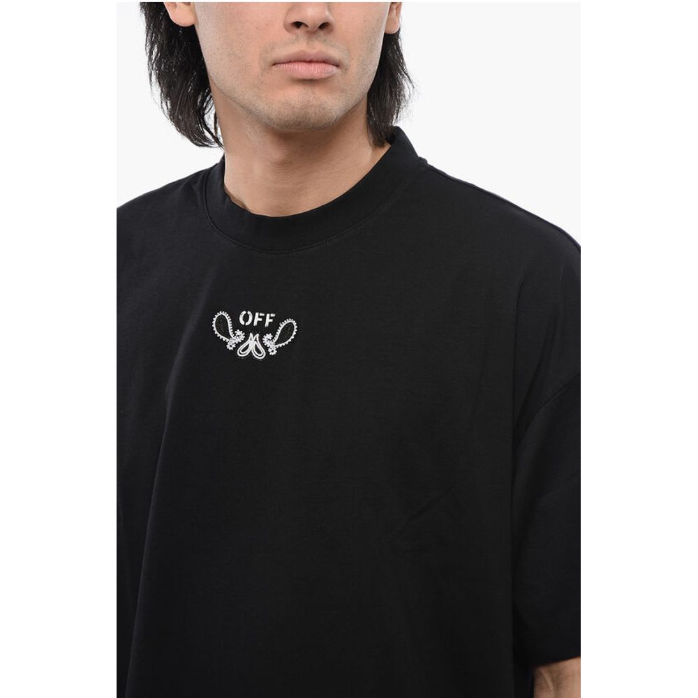 Oversize-Fit BANDANA Embroidered T-shirt