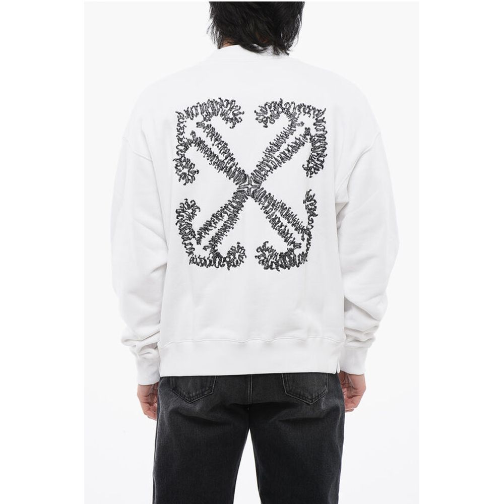 Brushed Cotton ARROW Embroidered Sweatshirt