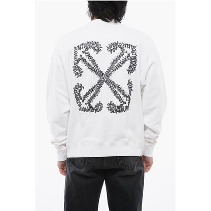 Brushed Cotton ARROW Embroidered Sweatshirt