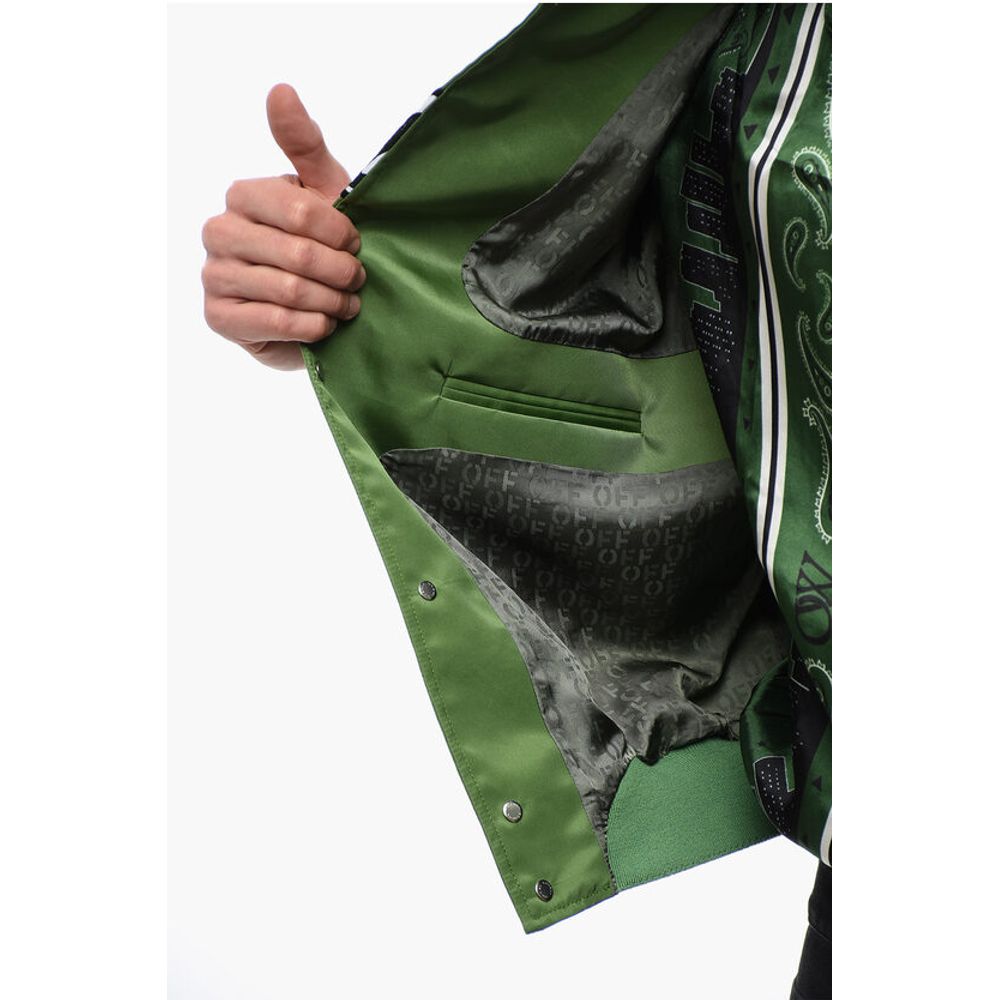 Nylon WILLOW Bomber Jacket with Front Logo