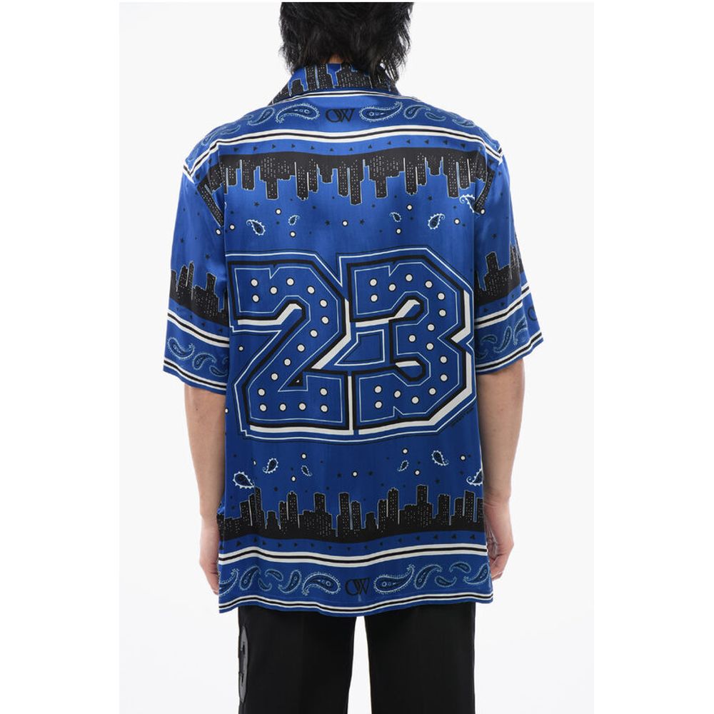 Bandana Motif Bowling Shirt