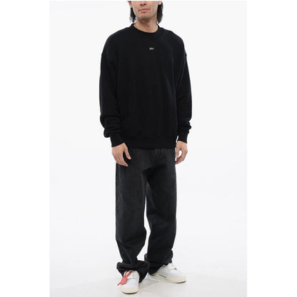 Cotton 23 SKATE Crew-neck Sweatshirt with Contrast Embroider