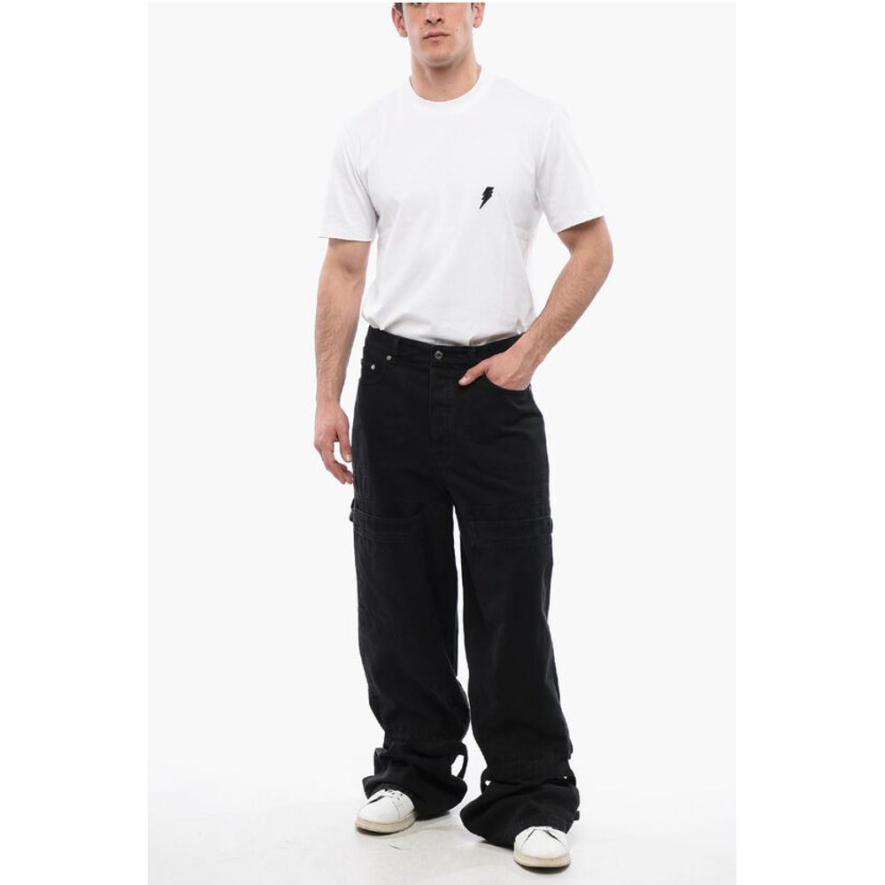 Relaxed Fit GARMDYED CARPENTER Cargo Denims 32cm