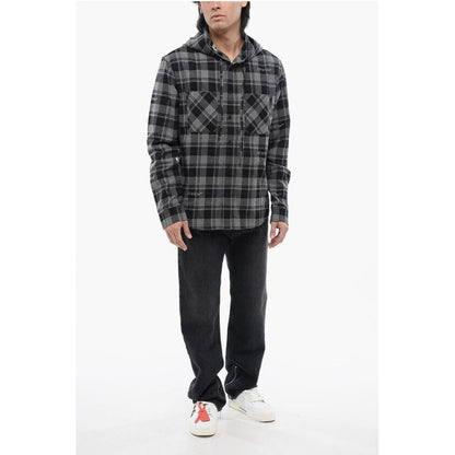 Hooded Checkered Shirt