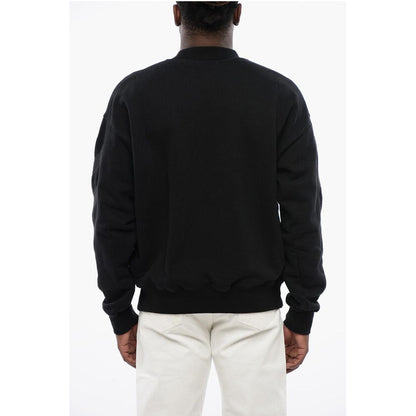 Solid Color CORNELY DIAGS SKATE Crew-neck Sweatshirt with Em