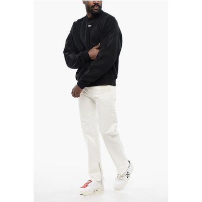 Solid Color CORNELY DIAGS SKATE Crew-neck Sweatshirt with Em