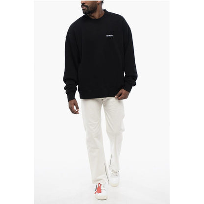 Brushed Cotton TATTOO ARROW Crewneck Sweatshirt