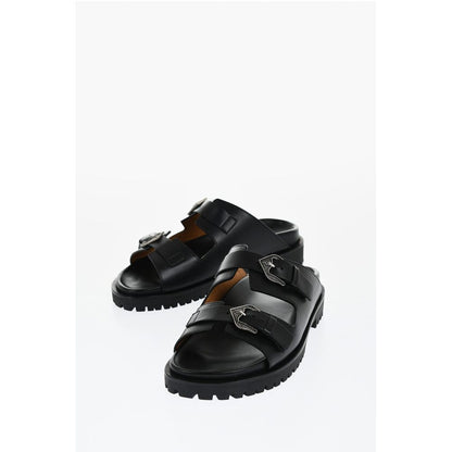 Leather BULK ARROW Sandals With Buckles