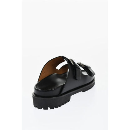 Leather BULK ARROW Sandals With Buckles