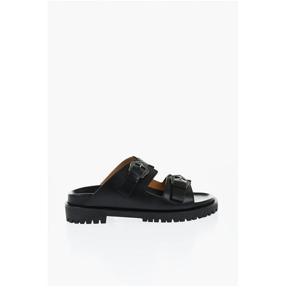 Leather BULK ARROW Sandals With Buckles