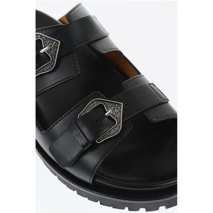 Leather BULK ARROW Sandals With Buckles