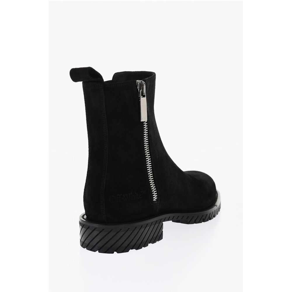 Suede COMBAT Booties