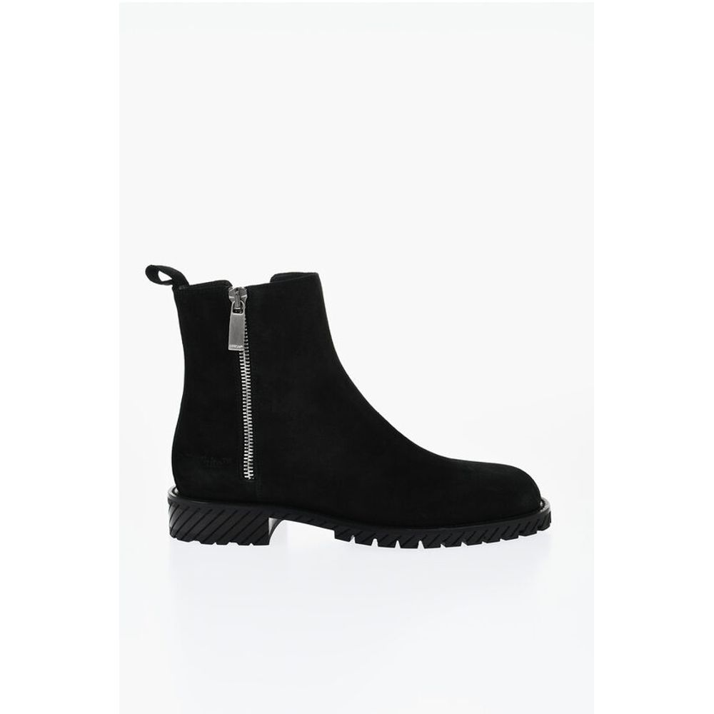 Suede COMBAT Booties