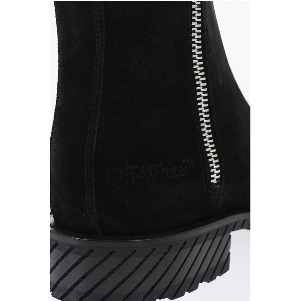 Suede COMBAT Booties