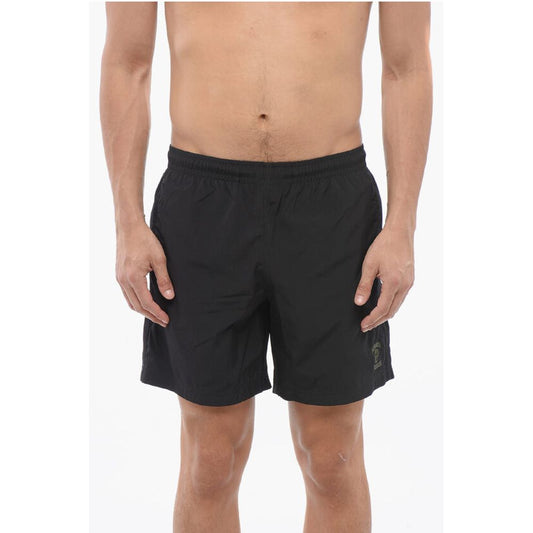 Embroidered Logo SKULL Swimshorts