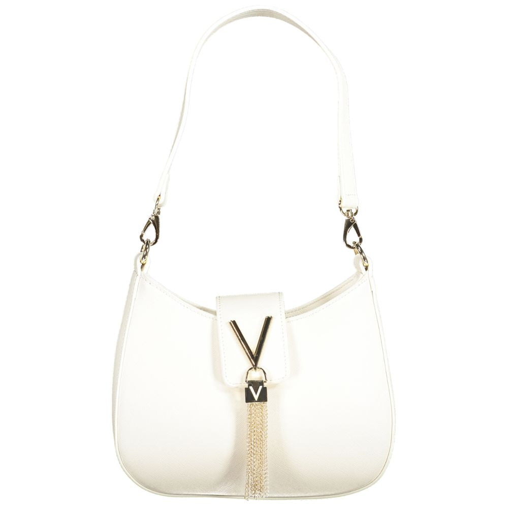 White Polyethylene Women Handbag