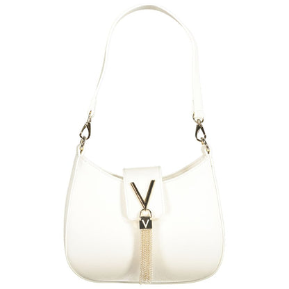 White Polyethylene Women Handbag