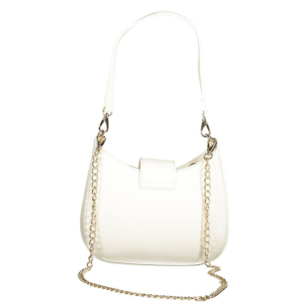 White Polyethylene Women Handbag