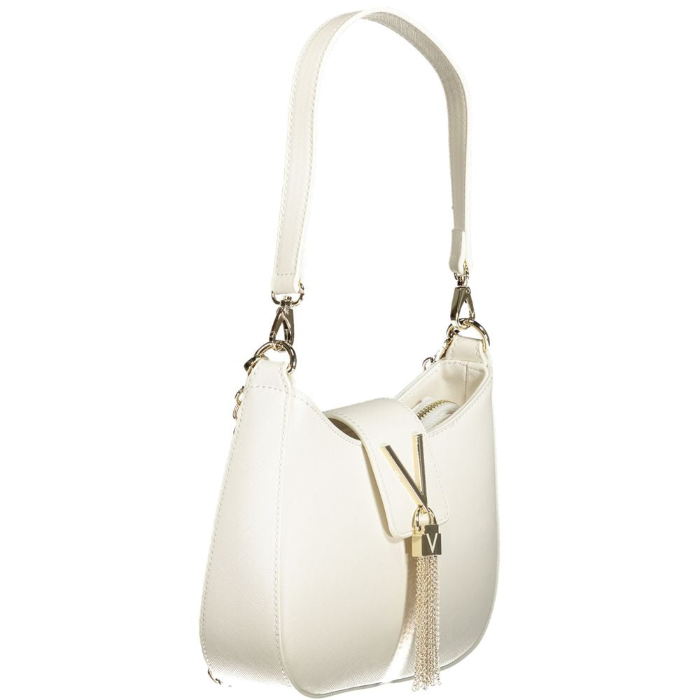 White Polyethylene Women Handbag