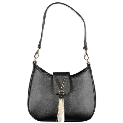 Black Polyethylene Women Handbag