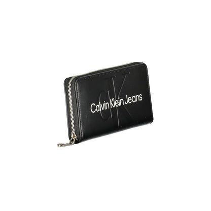 Black Polyethylene Women Wallet