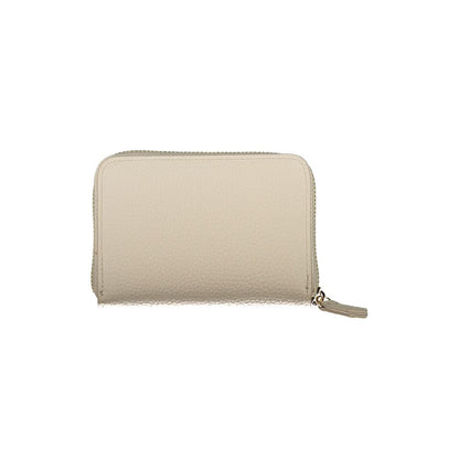 Brown Polyethylene Women Wallet