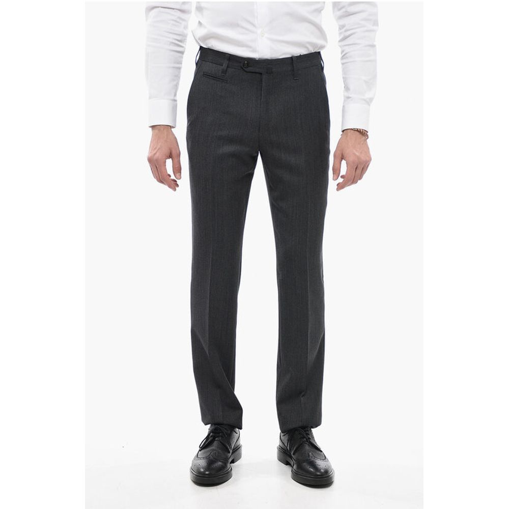 4 Pocket Virgin Wool Pants with Belt Loops