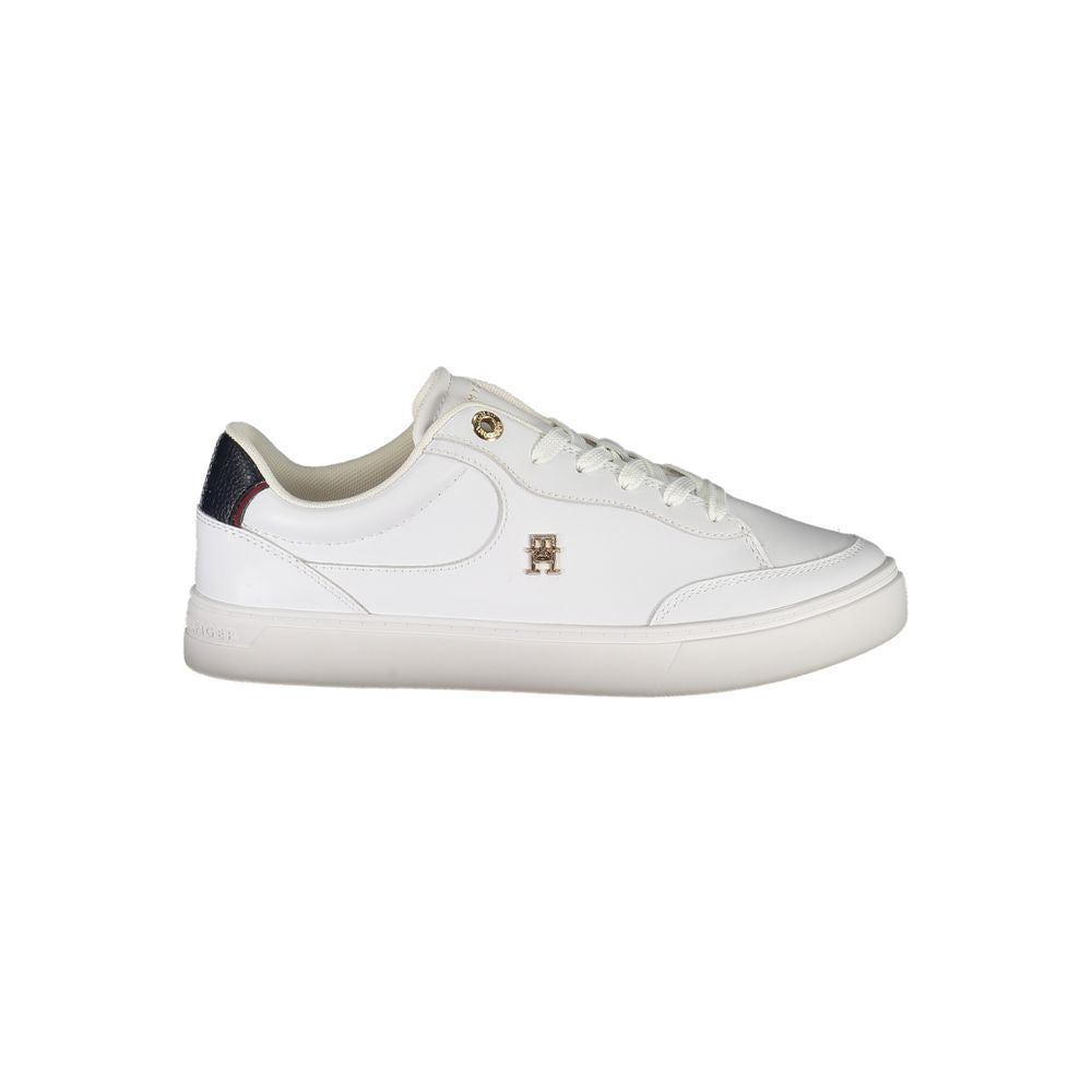 White Leather Women Sneaker