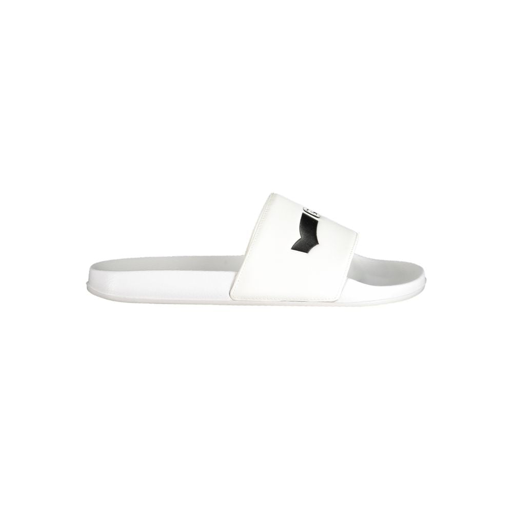 White Polyester Sandal