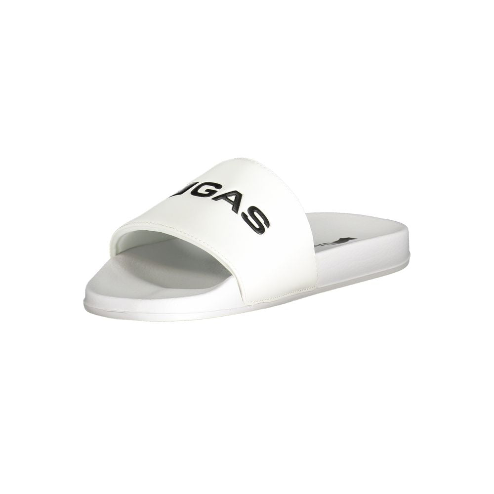 White Polyester Sandal