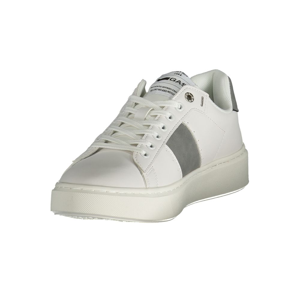 White Polyester Sneaker