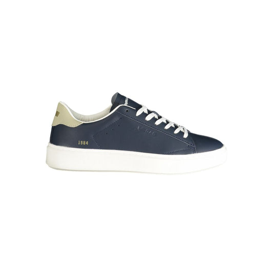 Blue Polyester Sneaker