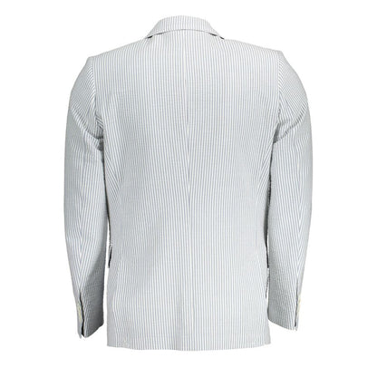 Weiße Baumwolljacke für Herren