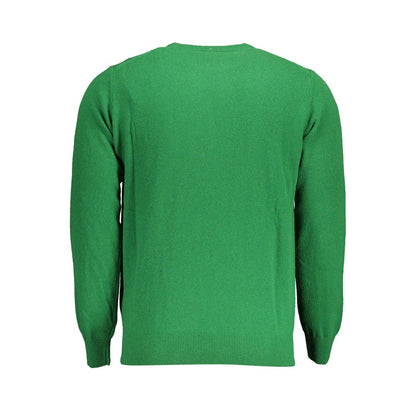 Green Wool Men Sweater