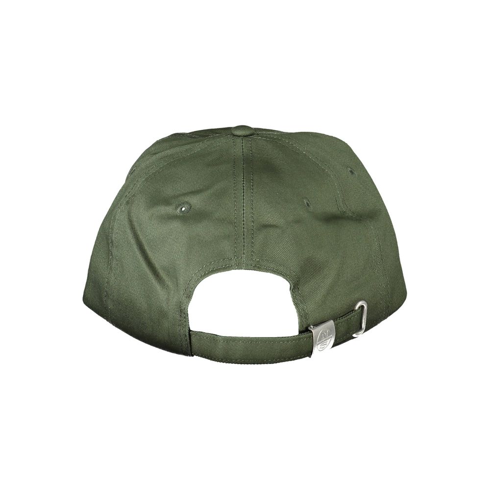 Green Cotton Men Cap