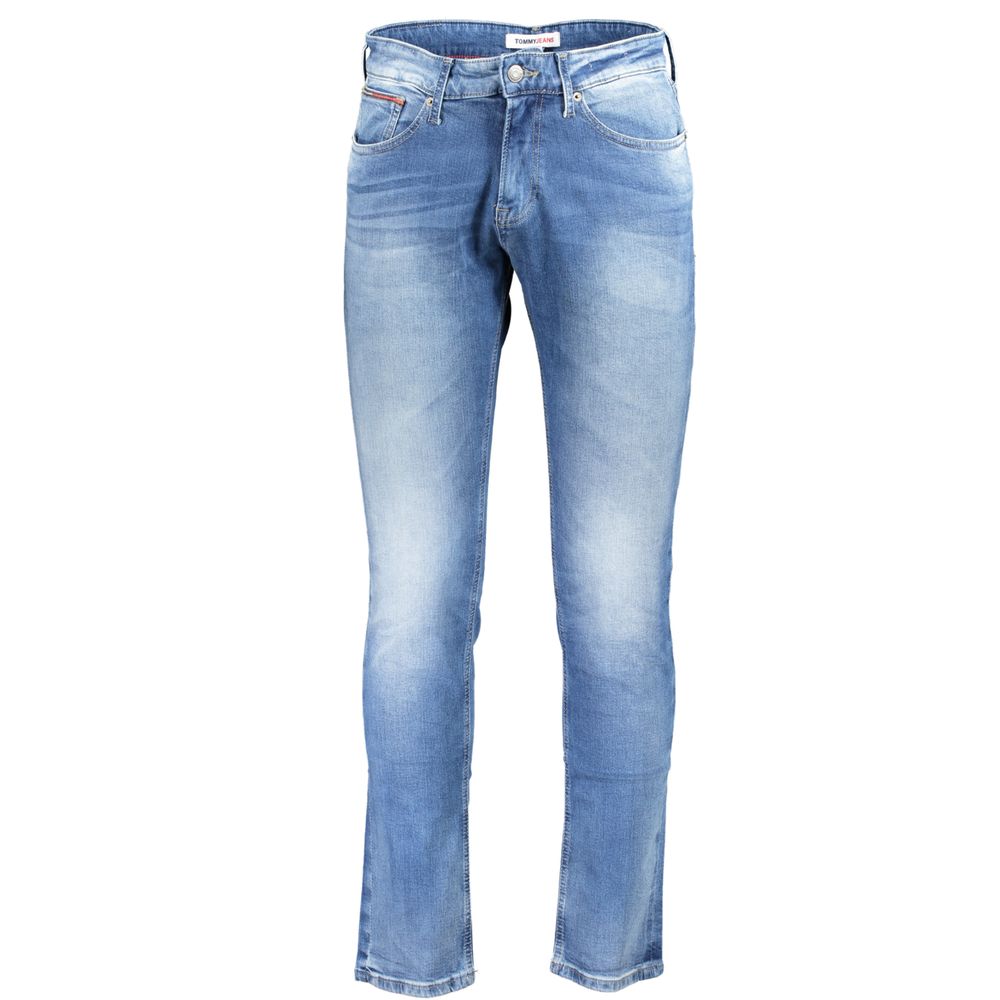 Blue Cotton Men Jeans