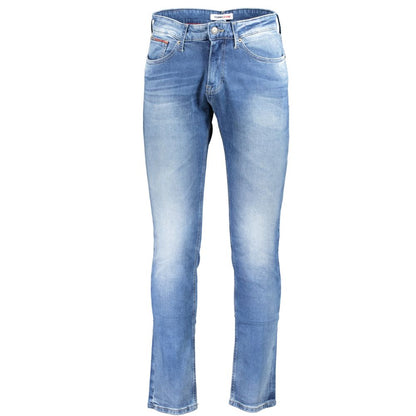 Blue Cotton Men Jeans