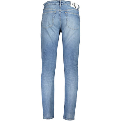 Light Blue Cotton Men Jeans