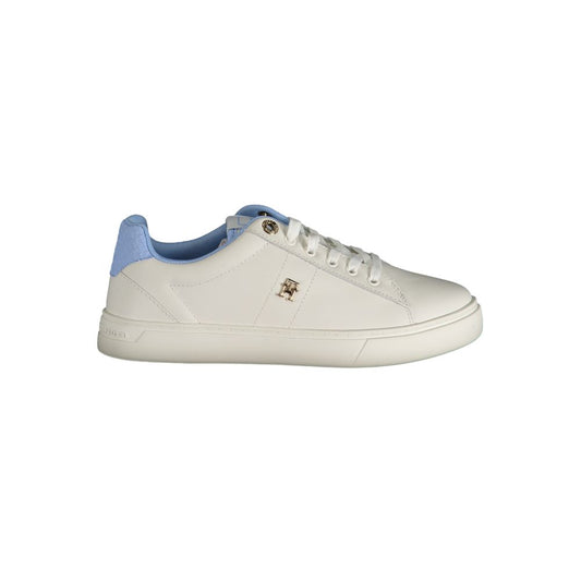 Light Blue Leather Women Sneaker