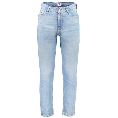 Light Blue Cotton Men's Jean