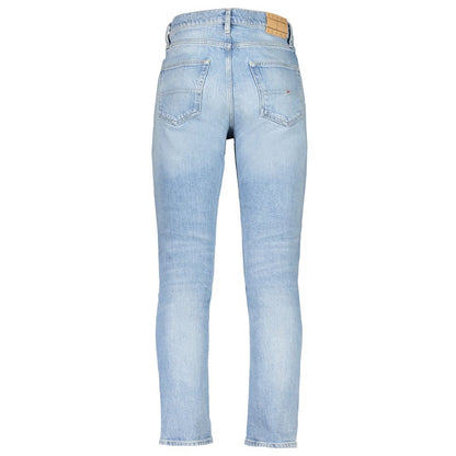 Light Blue Cotton Men's Jean