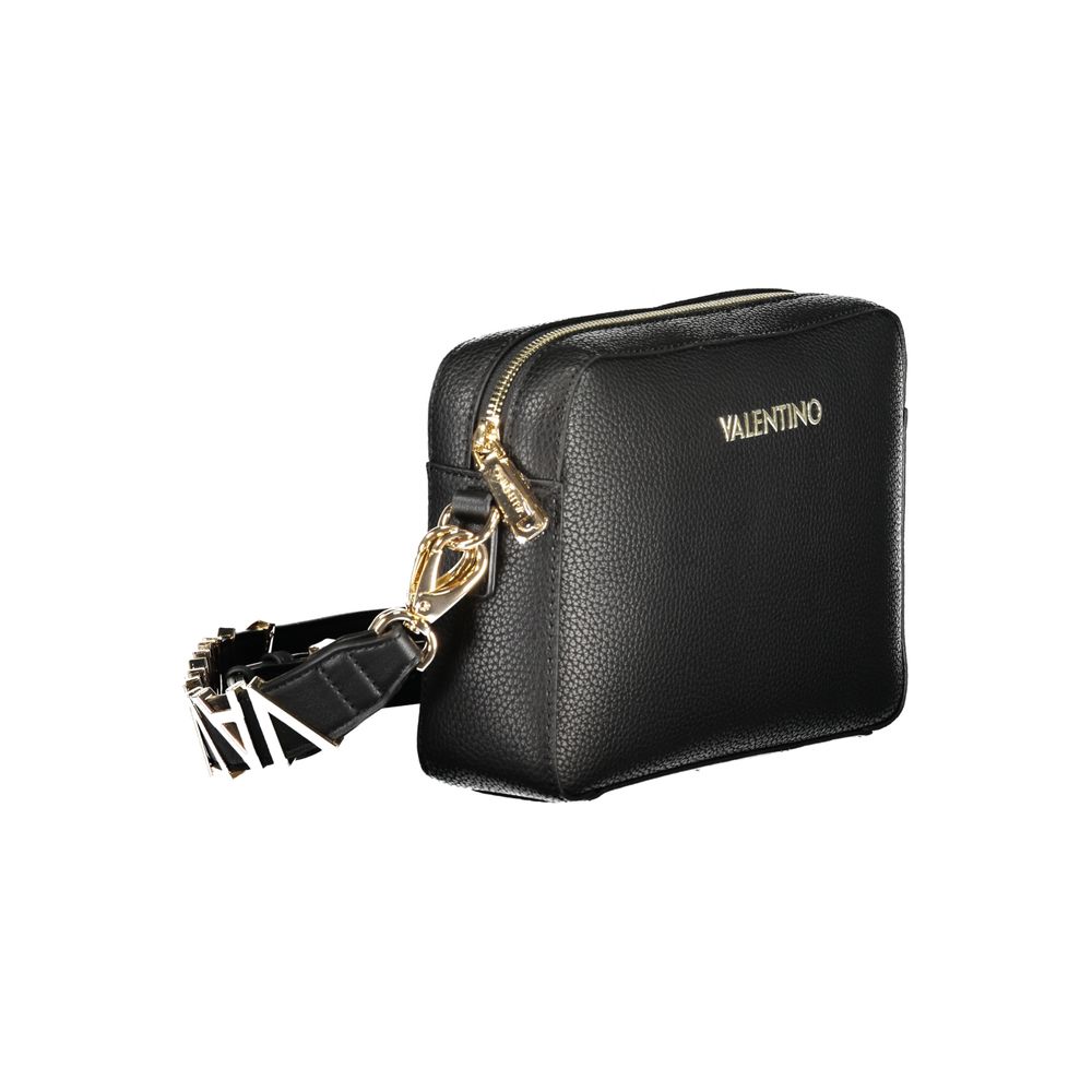 Black Polyethylene Women Handbag