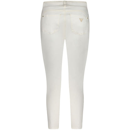 White Cotton Women Jeans