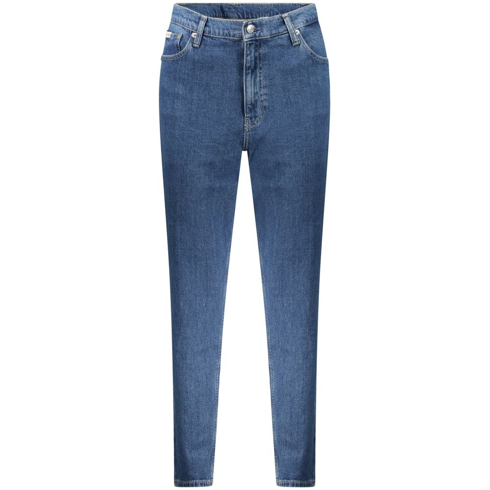 Blue Cotton Jeans & Pant