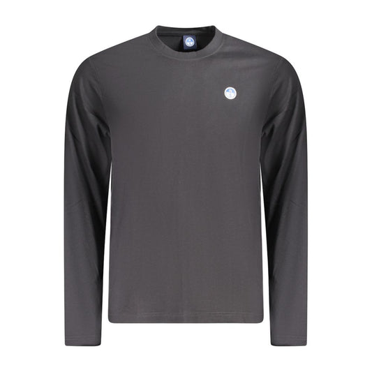 Black Cotton Men T-Shirt