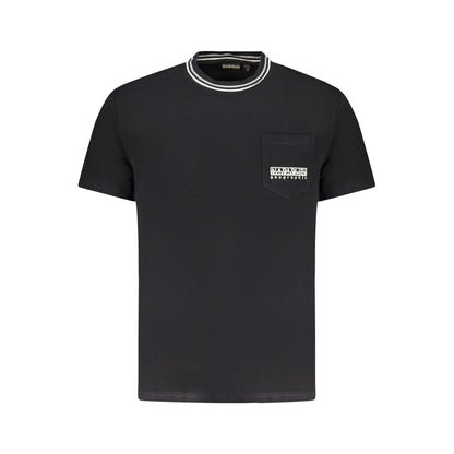 Black Cotton T-Shirt
