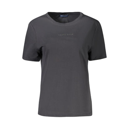 Black Cotton Tops & T-Shirt